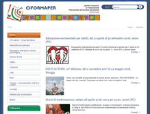 Tablet Screenshot of ciformaper.it